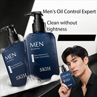 Nettoyant Visage Homme Crème Nettoyage Profond Anti-Points Noirs Contrôle Sébum Doux Non Desséchant