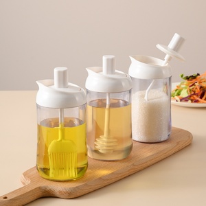 Creative Kitchen Plastic <b>Spice</b> Storage Bottles Outdoor BBQ Accessories Type Plastic <b>Spice</b> <b>Jar</b> with Spoon for Household - Product Image 3