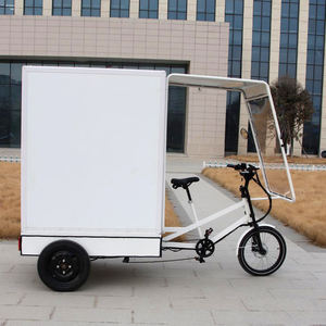 Fat Tire Semi Truck Delivery Bike 3 ruedas Bicicleta de carga eléctrica Triciclo con caja Caja trasera <span class=keywords><strong>Velomobile</strong></span> 3 ruedas Ebike - Product Image 3