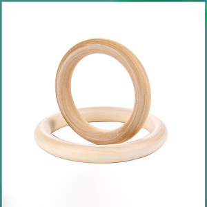 Anelli in Legno di Paulownia Naturale Personalizzati <span class=keywords><strong>per</strong></span> Ferramenta Fai-da-Te, Cerchi e Anelli in Legno Grezzo <span class=keywords><strong>per</strong></span> Tende e Artigianato - Product Image 1