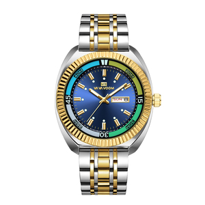 Montre à quartz de luxe, mode décontractée, étanche, bracelet en acier inoxydable, design classique - Product Image 3