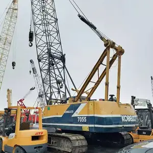 Хорошая цена, японский оригинальный гусеничный кран Kobelco P & H 7055, б/у, 55 тонн, на продажу