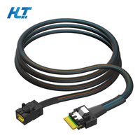 Cable de datos PCIE4.0 Slimline SAS SFF-8654 4i a SFF-8643 Mini-SAS HD de 12 Gbps para servidor, controlador RAID HBA y almacenamiento NAS