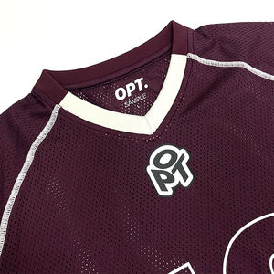 เสื้อตาข่ายแขนยาวสไตล์อเมริกันฟุตบอลเสื้อเจอร์ซีย์ปักลายเสื้อแฟชั่นออกแบบได้ตามต้องการ - Product Image 4