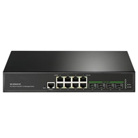 Meningkatkan jaringan BT standar penuh Gigabit Switch L3 SNMP dikelola Gigabit 48V 802.3af/at/bt PoE Switch