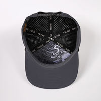 Casquette Snapback Hip Hop 5 Panneaux Personnalisée Homme Femme, Chapeau Tendance avec Corde, Logo Brodé Découpé au Laser, Visière Plate