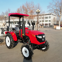 Hot Sale Baru Model Mini Traktor Pertanian Traktor Pertanian Pertanian Loader Mini Traktor 4wd dengan 6 + 1 Gearbox dan PTO 540 untuk Rotary Tiller