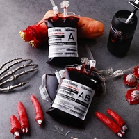 Sachets de boisson sur mesure thème horreur pour Halloween, décoration de festival, conteneur de jus pour événements, sac de sang – Vente en gros directe usine