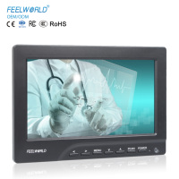 Monitor de Pantalla Táctil LCD TFT Industrial FEELWORLD FW669AHT de 7 Pulgadas 800x480 con Entradas de Video y Audio HDMI VGA, Directo de Fábrica OEM