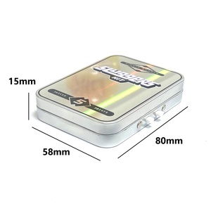 Boîte en métal rectangulaire personnalisée pour cigarettes miniatures, résistante aux enfants, petite boîte à épices CR - Product Image 2