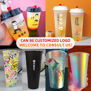 <strong>Disposable</strong> pp <strong>Plastic</strong> <strong>Cup</strong> with Lids Custom 12oz 16oz 24oz U <strong>Shape</strong> clear <strong>Plastic</strong> <strong>Cup</strong> - Product Image 3