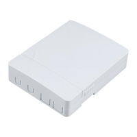 Boîtier de terminaison fibre optique simple SC 2 ports, tube en plastique blanc, pour centre de données, système de communication optique FO-FTB-02B