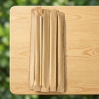 Pailles en roseau naturelles 100 % biodégradables et écologiques pour boisson, personnalisables, certifiées CE, 18-20 cm