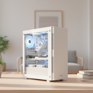 คอมพิวเตอร์ตั้งโต๊ะ Mid-Tower I5-13400, แรม 16GB, SSD 512GB, เสียงเบา, โฮสต์ประกอบสำเร็จพร้อมใช้งานสำหรับสำนักงานบริษัท ใช้งานเสถียร - Product Image 3