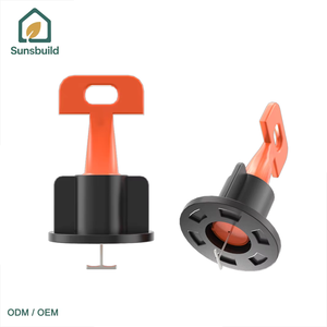 Sunsbuild – Nouvelles ventouses adhésives étanches en forme de T, orange et noires, réutilisables, pour l'espacement des carreaux de sol de salle de bain - Product Image 2