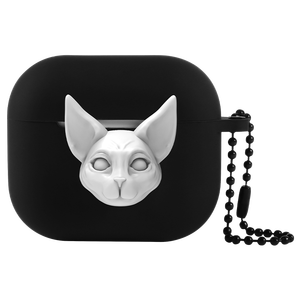 Unny uustom esesign oogo 3D ool phynx Cat ilicono ase para pple irirpod ro 2 3rd enerenergy - Product Image 1