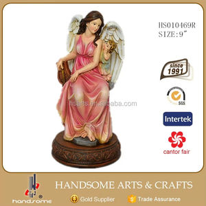 Promocional personalizable resina artesanía guardián Ángel estatuilla Arcángel <span class=keywords><strong>Miguel</strong></span> recuerdo escultura Europa pintura surtido - Product Image 5