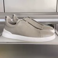 2026 Premium Mocassins Minimalistes pour Hommes, en Cuir Véritable Blanc Crème, à Enfiler, Décontractés, en Cuir de Vachette Grainé de Luxe