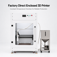 Nouvelle imprimante 3D industrielle à double extrudeur fermée, lit chauffant, nivellement automatique, USB/WiFi, volume d'impression 600x600x1000mm, directement de l'usine
