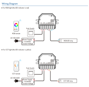 Skydance V3-SP <span class=keywords><strong>12</strong></span>-24VDC RF 3 <span class=keywords><strong>CH</strong></span> điện áp không đổi dẫn điều khiển 3 trong 1 <span class=keywords><strong>ch</strong></span>ức năng cho màu duy nhất CCT <span class=keywords><strong>RGB</strong></span> <span class=keywords><strong>LED</strong></span> Strip - Product Image 5