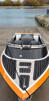 Kinocean Offres Spéciales qualité marine 14FT 4.2m fond en V profond petit bateau à réaction en aluminium