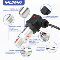 Hochwertiger Yunyi Industrie-Luft-Öl-Wasser-Vakuum-Drucktransmitter Sensor 4-20mA Ausgang 1%FS Genauigkeit SS304 Material Smart