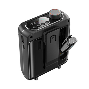 Amplificateur sans fil <span class=keywords><strong>K100</strong></span> avec microphone, haut-parleur, système de sonorisation portable pour l'enseignement en classe, les discours à l'église, lecture de musique sur carte TF - Product Image 4