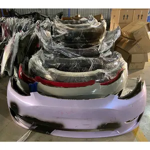 In Stock Hot selling Car front Bumper 1084168-SO-5-E for tesla model 3 car parts 1084168 Front Bumper Lip Spoiler Splitters