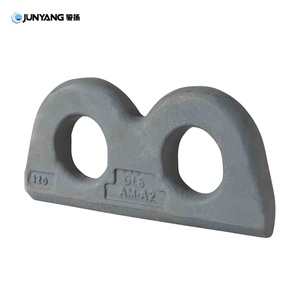Plaque de fixation double œil personnalisable, soudable en usine pour la connexion de tendeurs et de barres de fixation, pièces de conteneurs - Product Image 3