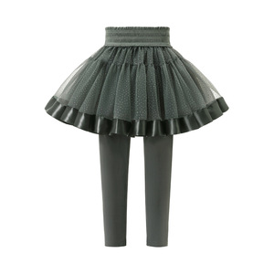 <span class=keywords><strong>Leggings</strong></span> a due pezzi in stile autunnale per ragazze, pantaloni a sbuffo a rete, pantaloni a sbuffo, per Outdoor - Product Image 3