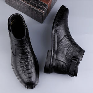 Botas de Invierno para Hombre, Clásicas, de Alta Calidad, Cómodas, Antideslizantes, Cálidas, Térmicas, con Punta Redonda - Product Image 2