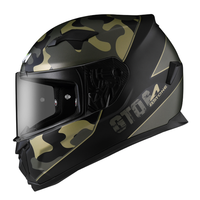 Casques ASTONE : Vente d'usine, best-seller, design rétro, casques de moto intégraux en ABS, motif camouflage