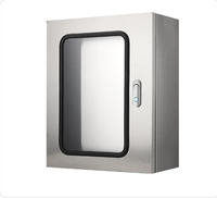 Boîtier de Commutation à Double Porte IP55 en Acier Laminé à Froid, Armoire Électrique Murale avec Porte Intérieure et Extérieure pour Usage Industriel et Commercial