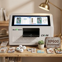 Printer Inkjet Mini A5 Baru XP600 Head Wi-Fi Auto Flatbed Kustom DIY Casing Ponsel Logam Kayu Akrilik Kaca Hadiah Portabel