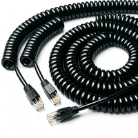 Câble Ethernet Cat6 8 cœurs en cuivre pur, câble réseau Gigabit RJ45, câble à ressort, fabrication sur mesure