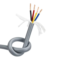 Nationaler Standard RVV Ummantelungskabel 2-5 Adern Flexibles Strom- und Steuerkabel Kupferleiter PVC PE Kabel 0,5-1,5 Quadrat für Innen- und Industriebereich