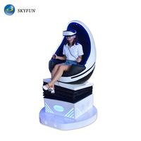 Divertissement vr personnalisé siège unique vr 9d réalité virtuelle balançoire chaise œuf pour tous les âges
