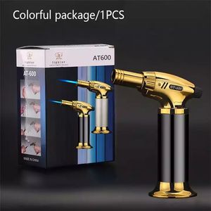 Logo personnalisé direct usine BBQ cigare Butane Jet torche métal briquet Design moderne rechargeable utilisation de cigarettes - Product Image 3