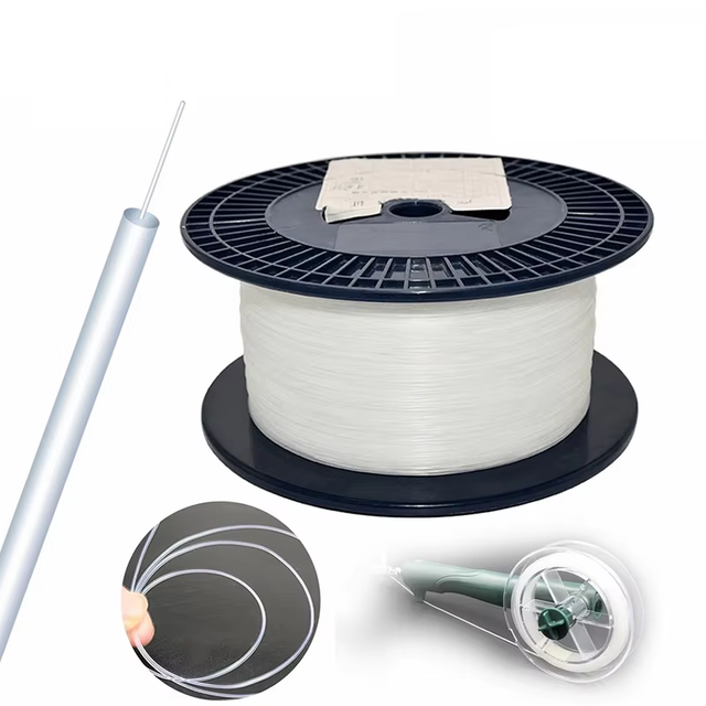 G6572A Single & Multi-Mode Optical Fiber Cable 1 Core FTTH Invisible Bare Optic for Network Communication Free Samples Available