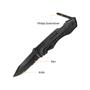 <span class=keywords><strong>HR</strong></span> acier inoxydable couteau pliant filet couteau bateau de pêche accessoires de pêche avec poignée facile à transporter Camping coupe de viande - Product Image 5