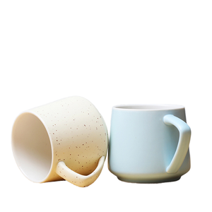 Tasses à expresso modernes de 5 oz avec poignée, en céramique colorée, mugs à café en porcelaine de 5 oz, ensemble de tasses à expresso Demitasse - Product Image 2