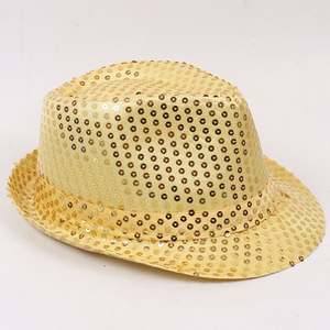 Sombrero de Lentejuelas de Moda 2024 para Niños y Niñas, Hombres y Mujeres, Gorra de Vaquero para Fiesta de Cumpleaños, Accesorios para Espectáculos de Danza Jazz, Disfraz, Decoración de Carnaval - Product Image 1