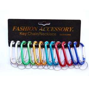 Camping Aluminium D-Ring Ressort Verrouillage Crochets Mousqueton Boucle Petit Caribeaner Crochet Mini Mousqueton Porte-clés Mousqueton Clip - Product Image 5