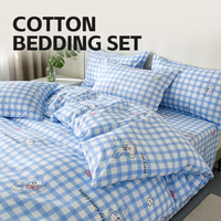 Vente en gros de draps de lit personnalisés en coton 100% - Ensemble de literie 4 pièces - Housse de couette - Taille King Size - Taille Queen Size - Taille Full - Super doux - Luxe