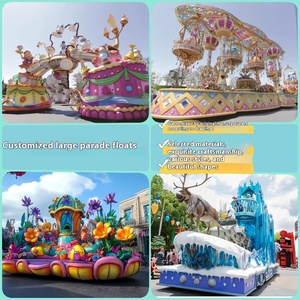 Tùy Chỉnh Sáng Tạo Phim Hoạt Hình Đồ Chơi Cơ Khí Điện Triển Lãm Tương Tác Phao Parade Sợi Thủy Tinh Nhựa Điêu Khắc Nghệ Thuật Dân Gian - Product Image 2
