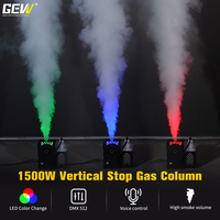 Máquina de Humo LED RGB de 1500W con Control Remoto DMX512, Rociador Rápido de Niebla para Escenarios, Eventos y Bares