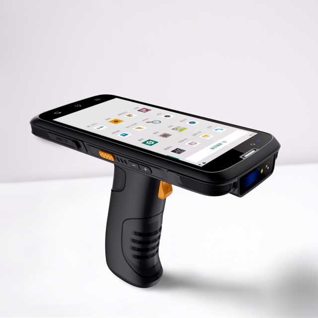 OEM IP65 Rugged Industrial PDA with Android 12 UHF RFID 4G Barcode Serial Number & QR Code Scanner In-Stock