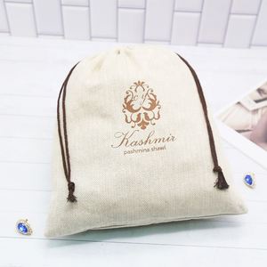 Cotton <b>Pouch</b> <b>Drawstring</b> Dust Bag Gift Package Beautiful Pattern Custom Design Promotion Logo Reusable Organic Muslin Cloth - Product Image 2