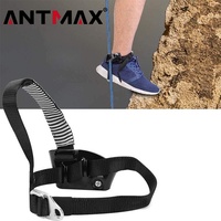 ANTMAX Équipement d'escalade durable Protection de sécurité Pied gauche ou droit Ascender Riser Corde fixe pour le sauvetage en rappel