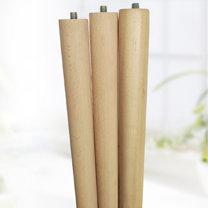 Patas de Silla de Madera Maciza, Varillas Redondas de Pino para Muebles DIY, Fácil Instalación, Estilo Moderno y Simple - Product Image 3